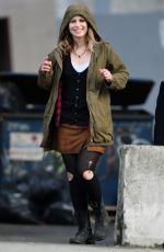 ROSE REYNOLDS on the Set of Once Upon a Time, Season 7 in Vancouver 12/21/2017