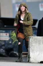 ROSE REYNOLDS on the Set of Once Upon a Time, Season 7 in Vancouver 12/21/2017