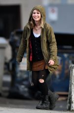 ROSE REYNOLDS on the Set of Once Upon a Time, Season 7 in Vancouver 12/21/2017