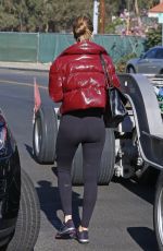 ROSIE HUNTINGTON-WHITELEY at a Gym in Los Angeles 12/28/2017
