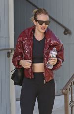 ROSIE HUNTINGTON-WHITELEY at a Gym in Los Angeles 12/28/2017