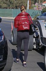 ROSIE HUNTINGTON-WHITELEY at a Gym in Los Angeles 12/28/2017