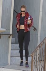ROSIE HUNTINGTON-WHITELEY at a Gym in Los Angeles 12/28/2017