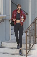 ROSIE HUNTINGTON-WHITELEY at a Gym in Los Angeles 12/28/2017