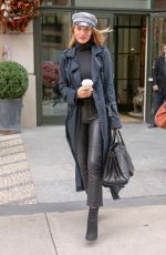 ROSIE HUNTINGTON-WHITELEY Leaves Her Hotel in New York 12/06/2017