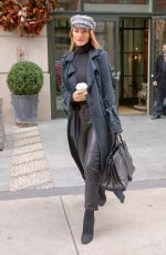 ROSIE HUNTINGTON-WHITELEY Leaves Her Hotel in New York 12/06/2017