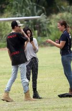 RUBY ROSE and JESSICA ORIGLIASSO at Heli Tour in Byron Bay 12/03/2017