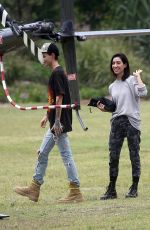 RUBY ROSE and JESSICA ORIGLIASSO at Heli Tour in Byron Bay 12/03/2017