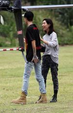 RUBY ROSE and JESSICA ORIGLIASSO at Heli Tour in Byron Bay 12/03/2017