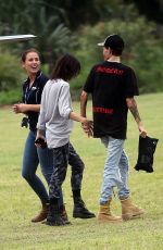 RUBY ROSE and JESSICA ORIGLIASSO at Heli Tour in Byron Bay 12/03/2017