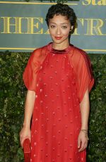 RUTH NEGGA at London Evening Standard Theatre Awards in London 12/03/2017