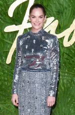 RUTH WILSON at British Fashion Awards 2017 in London 12/04/2017