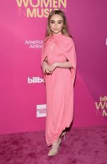 SABRINA CARPENTER at 2017 Billboard Women in Music Awards in Los Angeles 11/30/2017