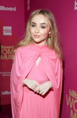SABRINA CARPENTER at 2017 Billboard Women in Music Awards in Los Angeles 11/30/2017