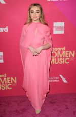 SABRINA CARPENTER at 2017 Billboard Women in Music Awards in Los Angeles 11/30/2017