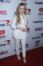 SABRINA CARPENTER at Z100 Jingle Ball in New York 12/08/2017