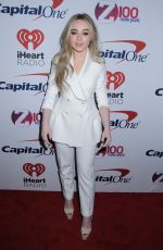 SABRINA CARPENTER at Z100 Jingle Ball in New York 12/08/2017