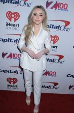 SABRINA CARPENTER at Z100 Jingle Ball in New York 12/08/2017