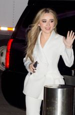 SABRINA CARPENTER Out in New York 12/08/2017