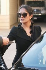 SALMA HAYEK Shopping at Barney