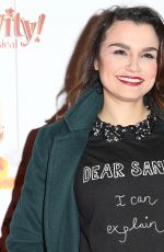 SAMANTHA BARKS at Nativity Gala Night in London 12/14/2017