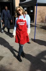 SANDRA TAYLOR at LA Mission Serves Christmas to the Homeless in Los Angeles 12/22/2017