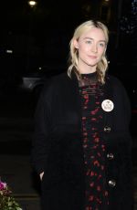 SAOIRSE RONAN Arrives at Late Late Show in Dublin 12/08/2017