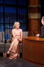 SAOIRSE RONAN at Late Night with Seth Meyers in New York 11/28/2017