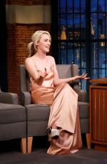 SAOIRSE RONAN at Late Night with Seth Meyers in New York 11/28/2017