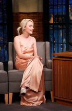 SAOIRSE RONAN at Late Night with Seth Meyers in New York 11/28/2017
