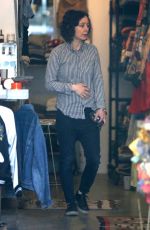 SARA GILBERT Out Shopping in Hollywood 12/22/2017