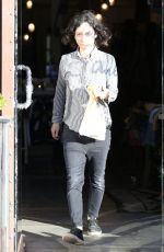 SARA GILBERT Out Shopping in Hollywood 12/22/2017