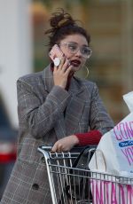 SARAH HYLAND Out Shopping in Los Angeles 12/04/2017