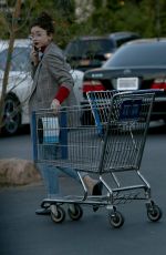 SARAH HYLAND Out Shopping in Los Angeles 12/04/2017