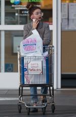 SARAH HYLAND Out Shopping in Los Angeles 12/04/2017