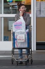 SARAH HYLAND Out Shopping in Los Angeles 12/04/2017