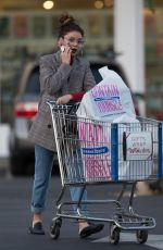 SARAH HYLAND Out Shopping in Los Angeles 12/04/2017