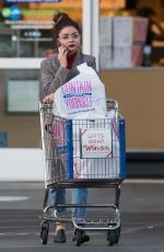 SARAH HYLAND Out Shopping in Los Angeles 12/04/2017