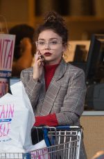 SARAH HYLAND Out Shopping in Los Angeles 12/04/2017