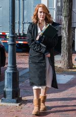 SARAH PAULSON on the Set of Glass in Philadelphia 12/04/2017