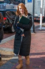 SARAH PAULSON on the Set of Glass in Philadelphia 12/04/2017
