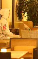 SELENA GOMEZ and Justin Bieber at Montage Hotel in Beverly Hills 11/29/2017