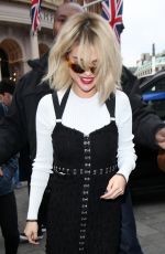 SELENA GOMEZ Heading to BBC Radio in London 12/04/2017