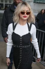 SELENA GOMEZ Heading to BBC Radio in London 12/04/2017