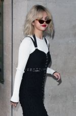 SELENA GOMEZ Heading to BBC Radio in London 12/04/2017