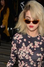 SELENA GOMEZ Heading to Coach Store in London 12/04/2017