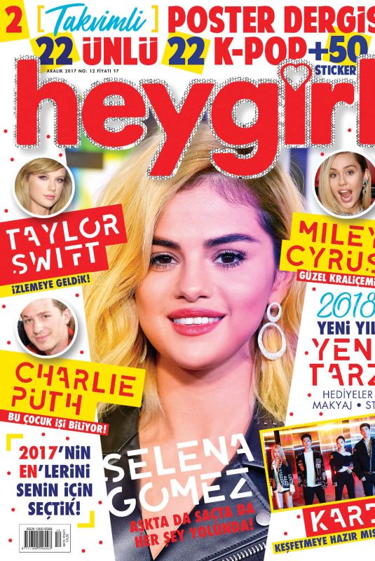 SELENA GOMEZ in Hey Girl Magazine, December 2017