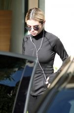 SELENA GOMEZ Leaves Pilates Class in Los Angeles 12/19/2017