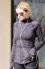 SELENA GOMEZ Leaves Pilates Class in Los Angeles 12/19/2017