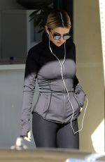 SELENA GOMEZ Leaves Pilates Class in Los Angeles 12/19/2017